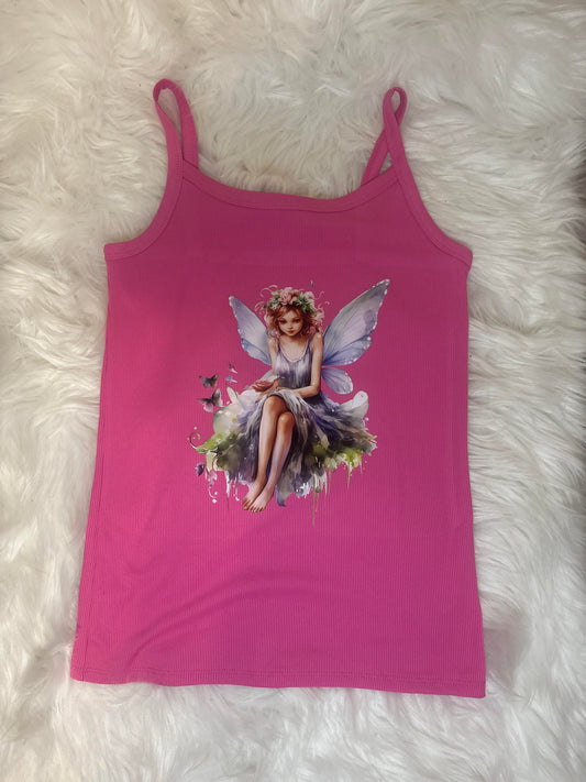 Angel Wings Large SS Tank Top