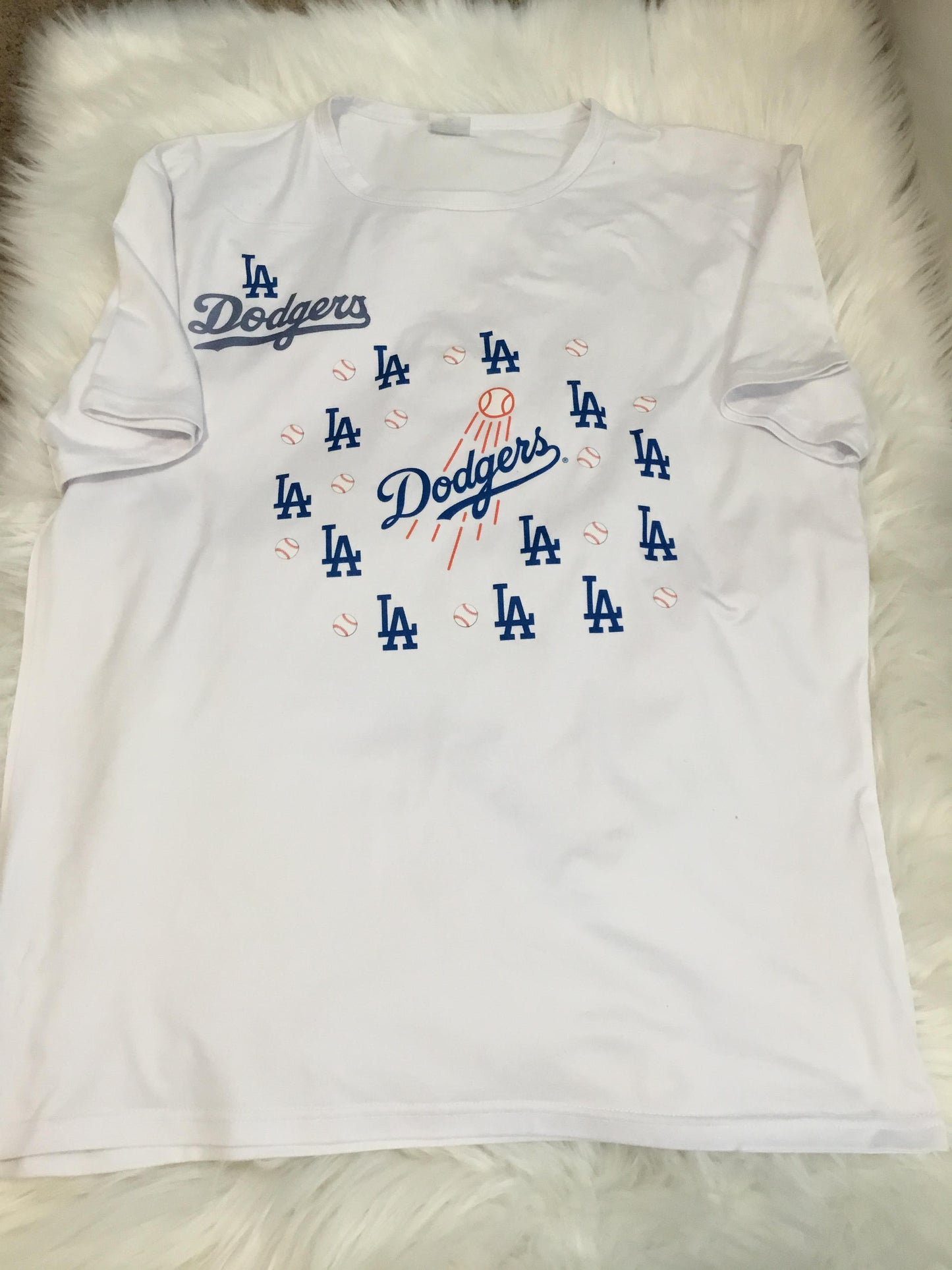 LA Dodgers Ladies Polyester Shirt