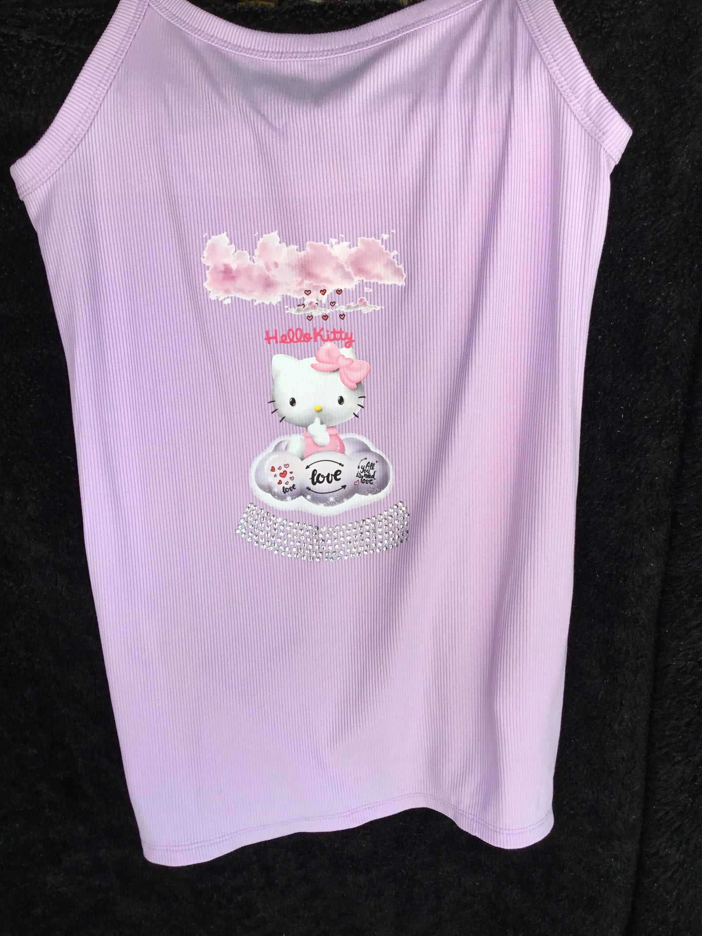 Hello Kitty Ladies Summer Custom Design SS Tank Tops