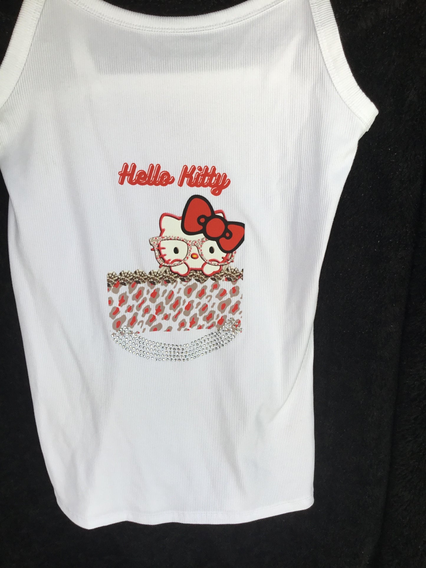 Hello Kitty Ladies Summer Custom Design SS Tank Tops