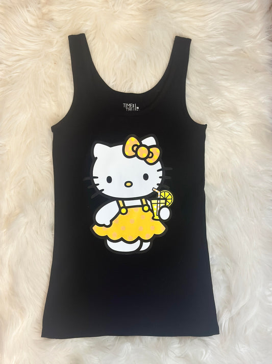 Hello Kitty Yellow Princess WB Tank Top