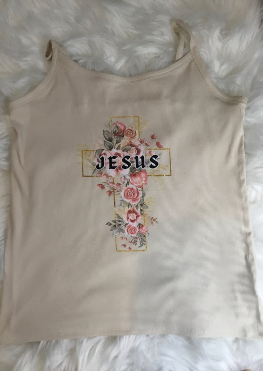 Jesus is Love Polyester Tank Top