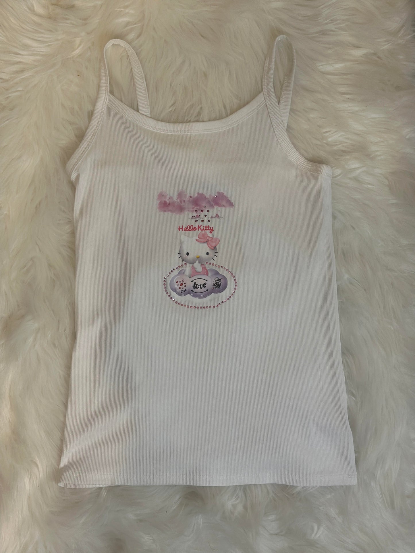 Hello Kitty Ladies Summer Custom Design SS Tank Tops