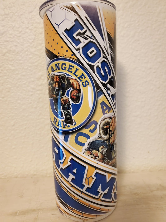 Los Angeles RAMS Custom 20 oz Tumbler