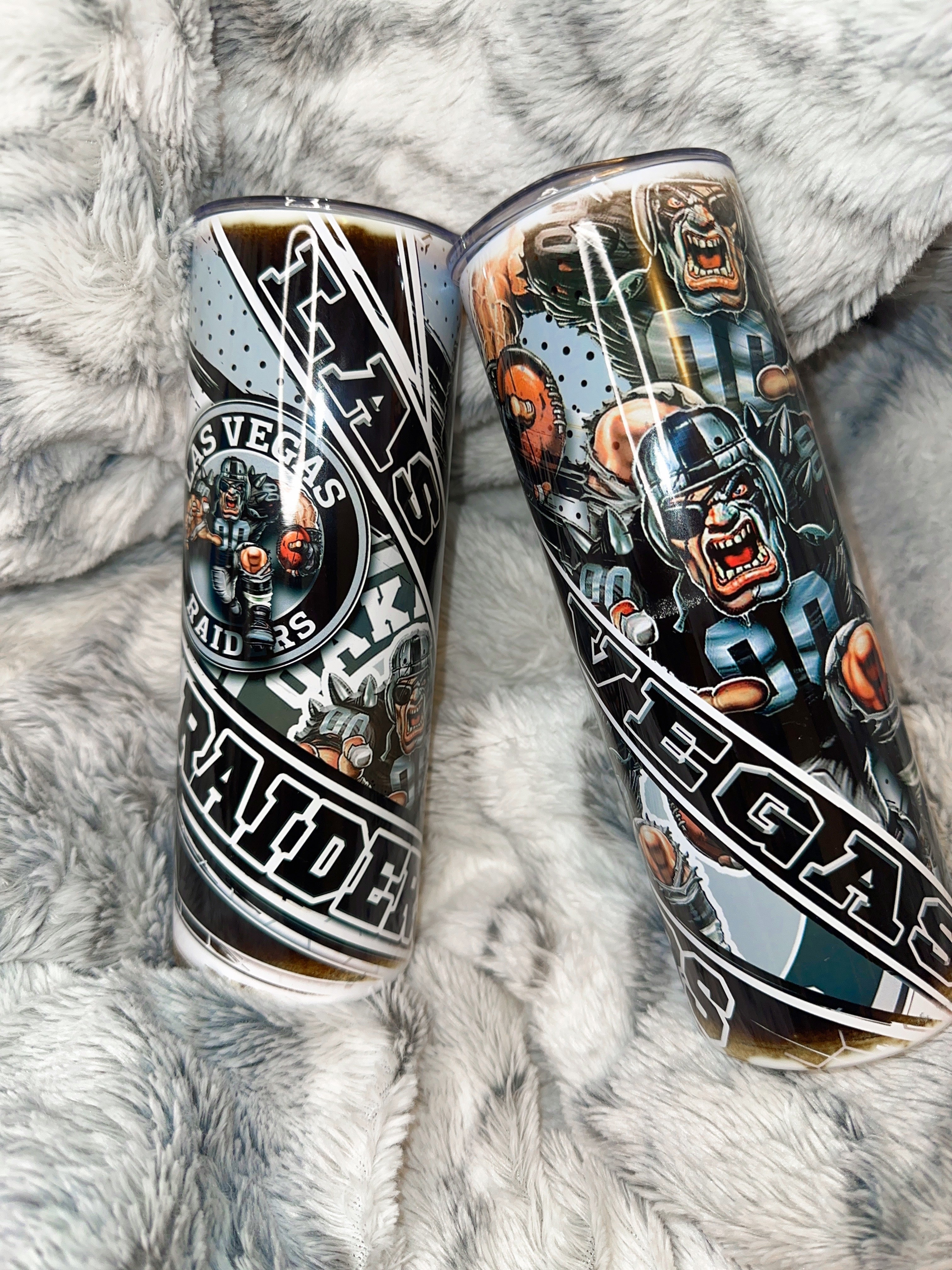 Las Vegas Raiders 20oz skinny Sublimation 